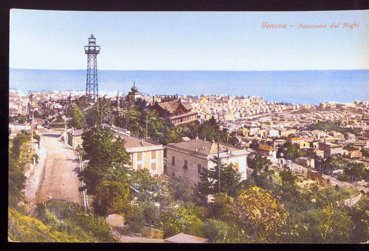 GENOVA - PANORAMA DAL RIGHI - NV