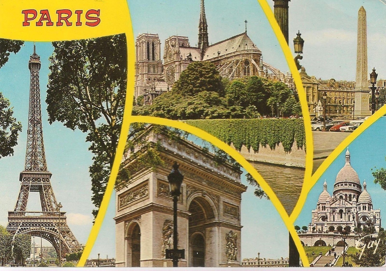 PARIGI-PARIS - 5 VEDUTE-5 VUES GENERALES - V1983