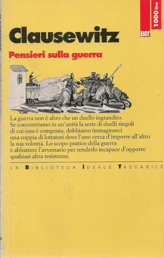 PENSIERI SULLA GUERRA - CLAUSEWITZ