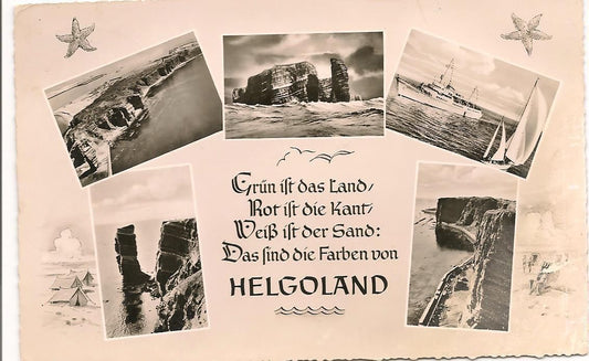 HELGOLAND - 5 VEDUTE/5 BILDER - V1955