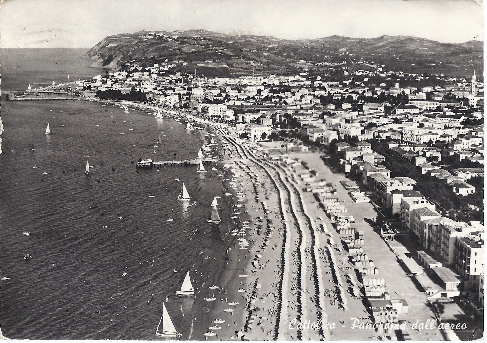 CATTOLICA - PANORAMA DALL'AEREO - VSD - FG