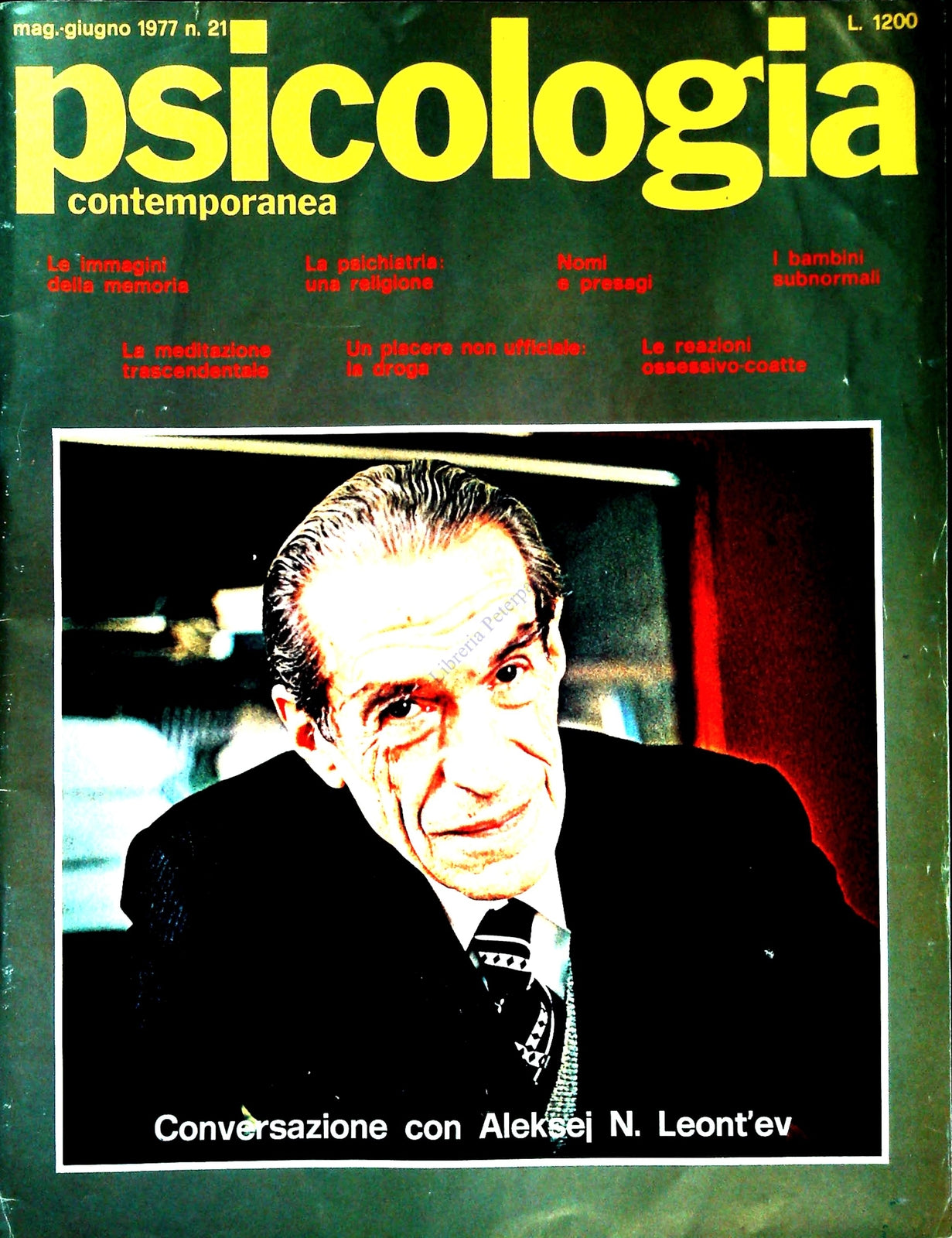 PSICOLOGIA CONTEMPORANEA N 21 - MAG.-GIUGNO 1977
