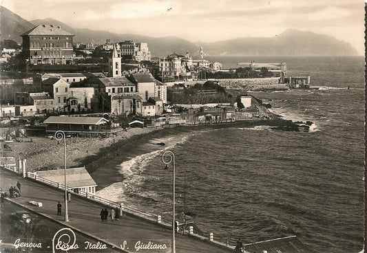 GENOVA - CORSO ITALIA - SAN GIULIANO -  1952