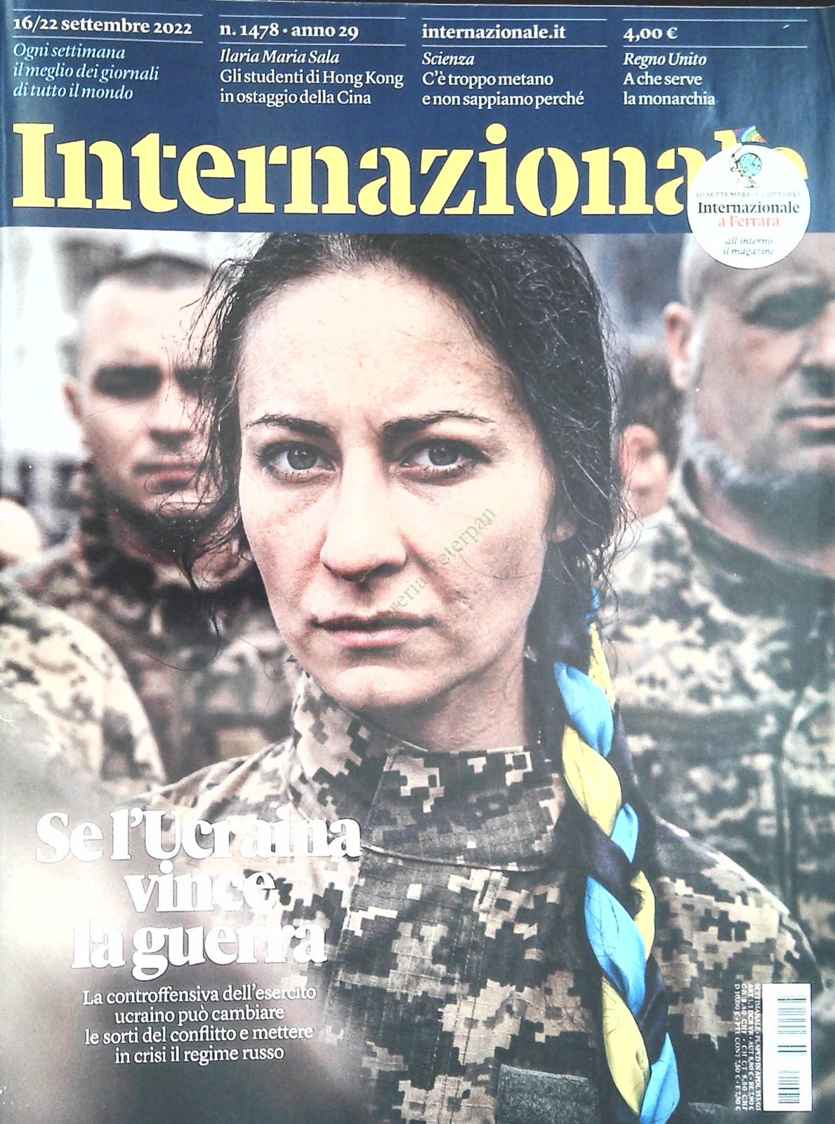 INTERNAZIONALE 16-22 SETTEMBRE 2022 - SE L'UCRTAINA VINCE LA GUERRA