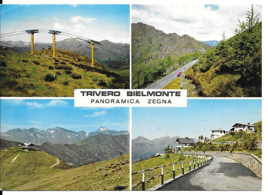 TRIVERO BELMONTE - PANORAMICA ZEGNA - QUATTRO VEDUTE - V1976