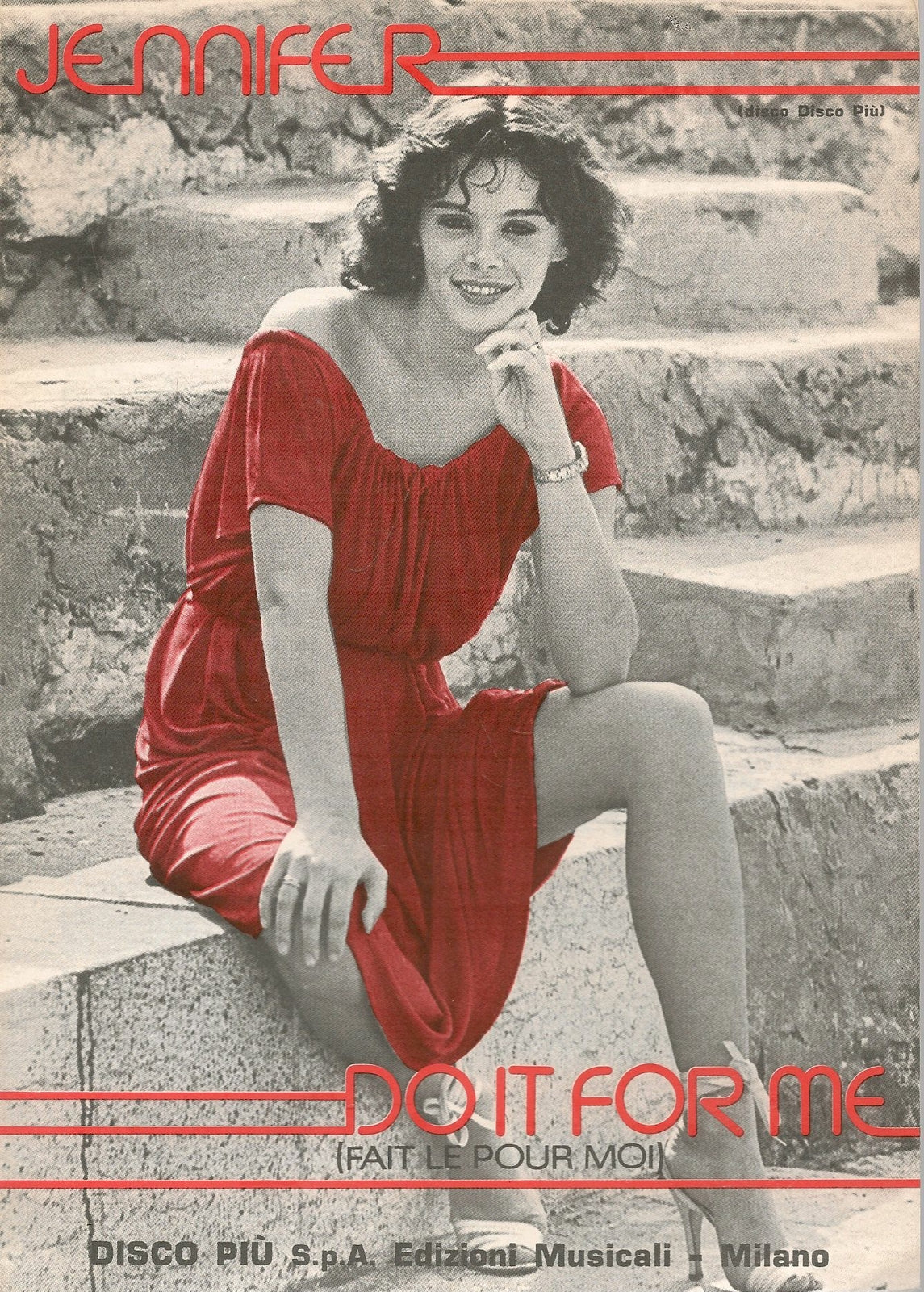 DO IT FORM ME -FAIT LE POUR MOI- JENNIFER - SPARTITO-SJHEET MUSIC