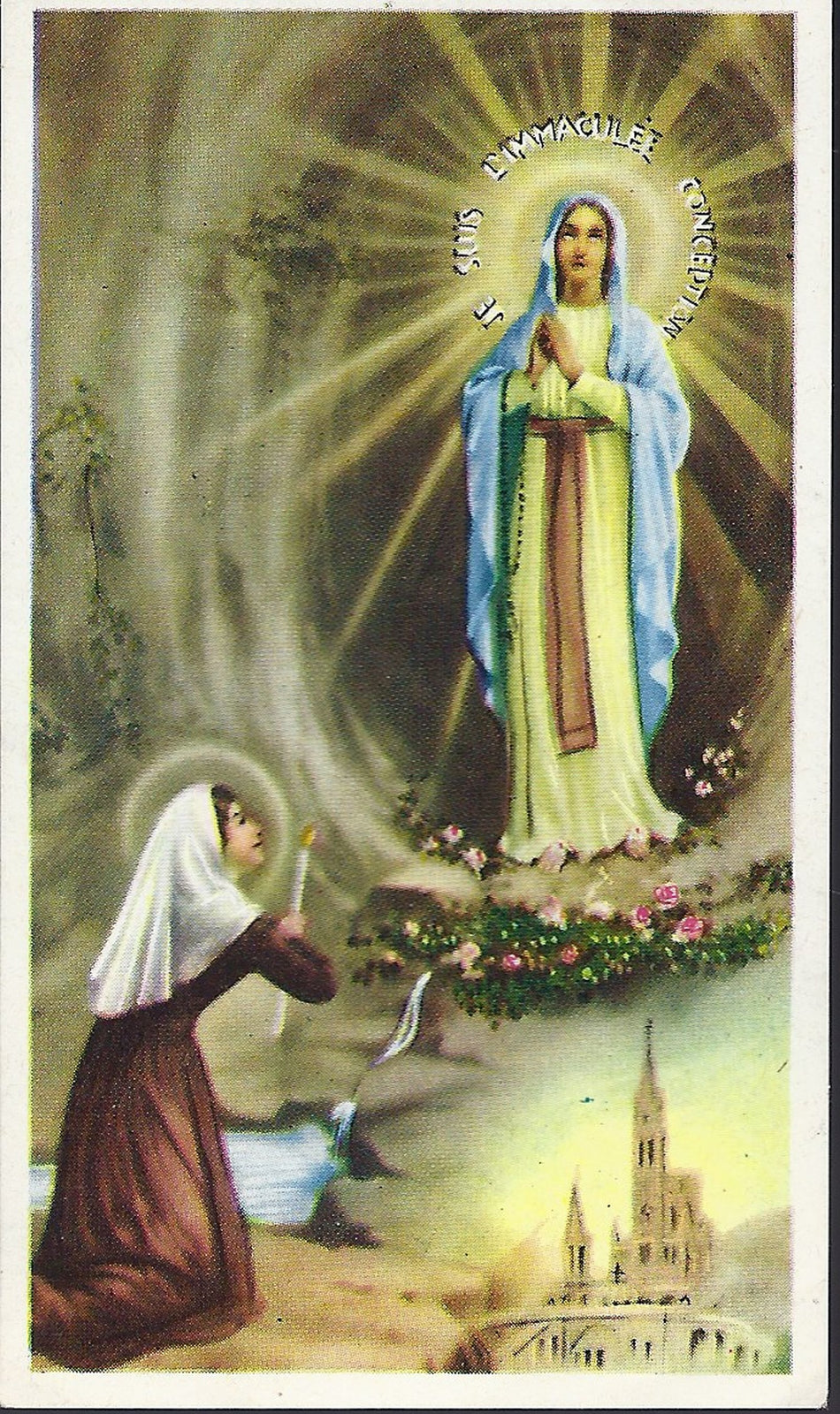 B. V. IMMACOLATA DI LOURDES - SANTINO - AS015-350 - Ed. Eb