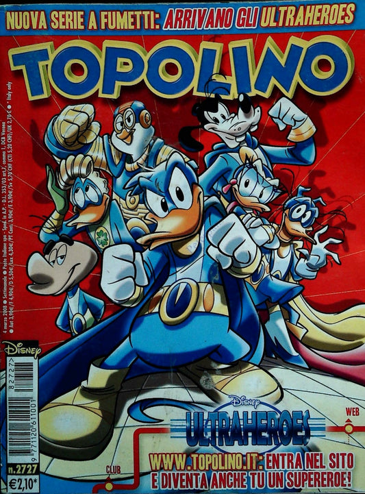 TOPOLINO N. 2727 - 4 MARZO 2008