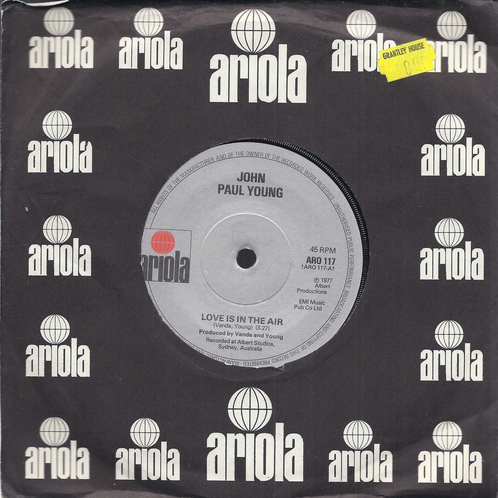 LOVE IS IN THE AIR - WON'T LET THIS FEELING GO BY # JOHN PAUL YOUNG