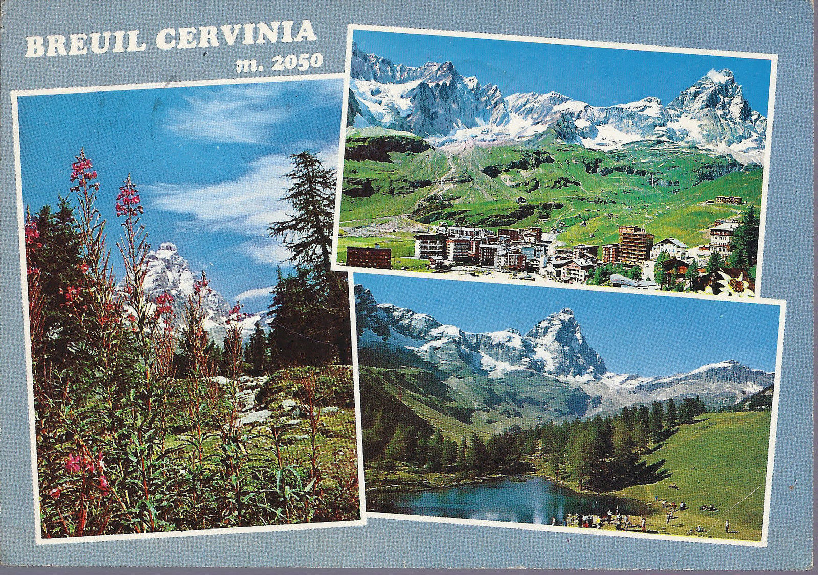 BREUIL CERVINIA - 3 VEDUTE - V 1990 - FG