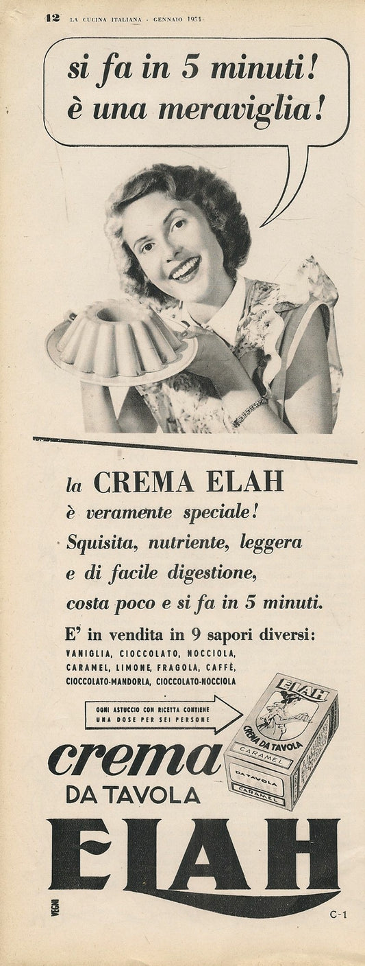 ELAH. CREMA DA TAVOLA - ADVERTISING