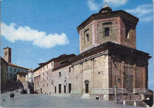 SPOLETO - PIAZZA DEL DUOMO E CHIESA DELLA MANNA D'ORO -