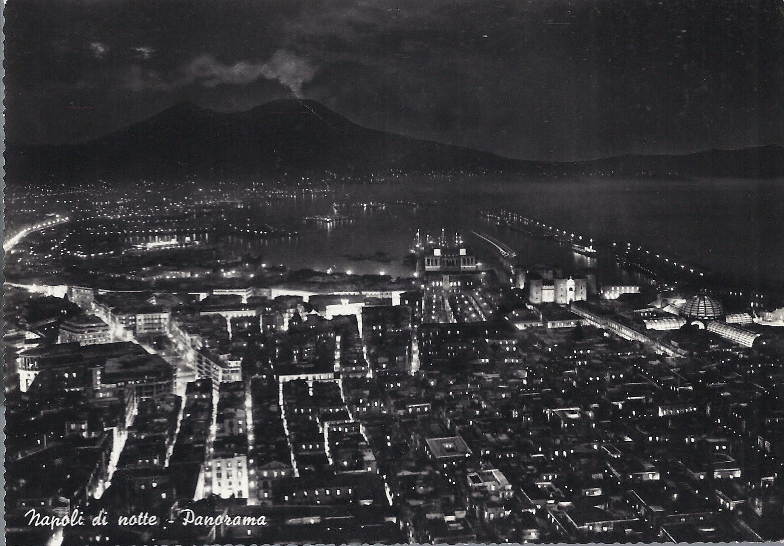 NAPOLI - DI NOTTE - PANORAMA - V1959