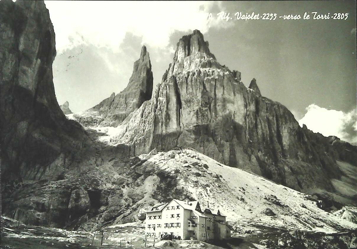 RIFUGIO VAJOLET VERSO LE TRORRI - V1953