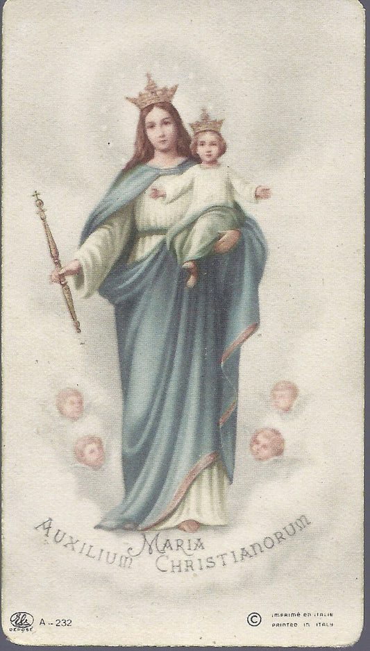 MARIA AUXILIUM CHRISTIANORUM - Ritorno in Patria dopo 20 ann