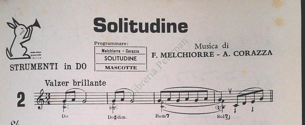 BALLAMO COL LISCIO - 4 BRANI - SPARTITO-SHEET MUSIC