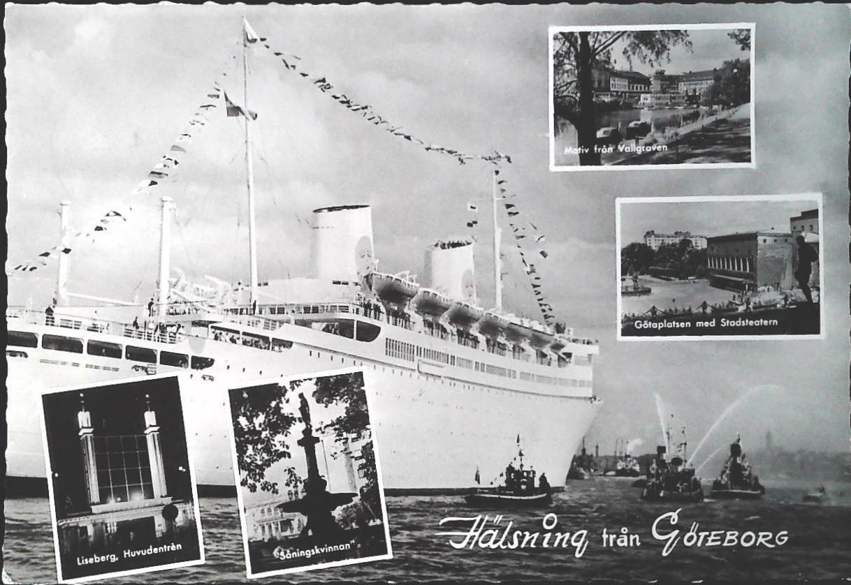 HALSNING TRAN GOTEBORG - SVEZIA - V1961