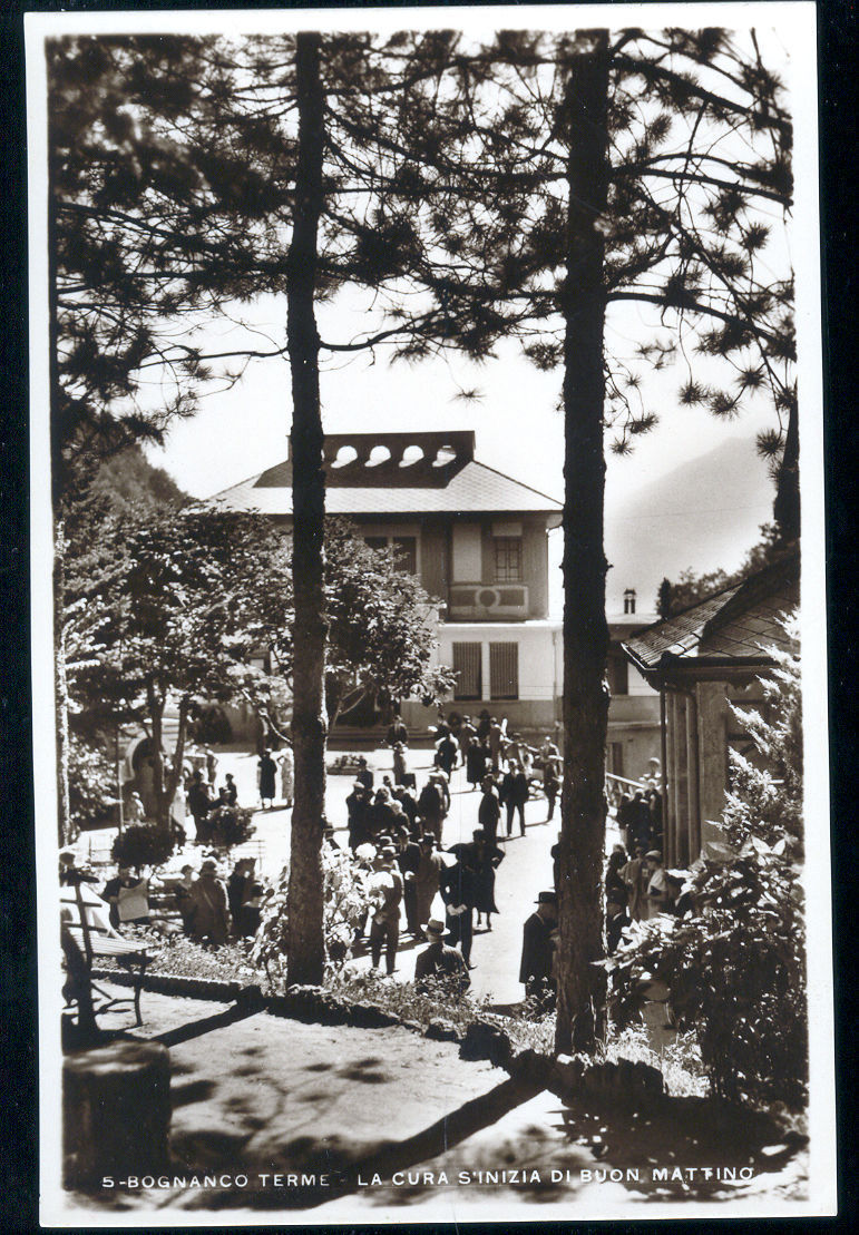 BOGNANCO TERME - LA CURA S'INIZIA DI BUON MATTINO - NV
