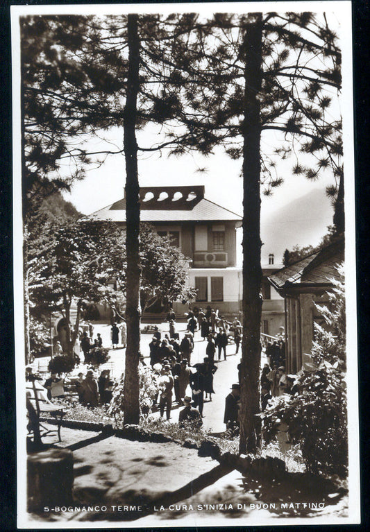 BOGNANCO TERME - LA CURA S'INIZIA DI BUON MATTINO - NV