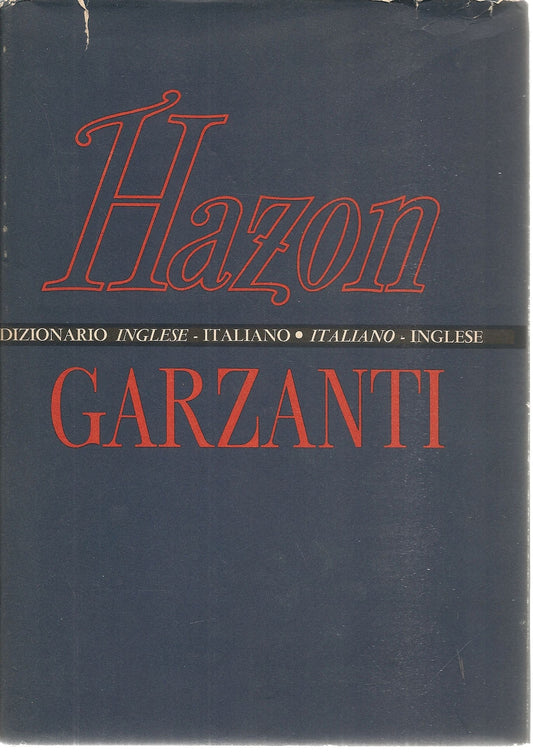 DIZIONARIO INGLESE-ITALIANO HAZON 1961