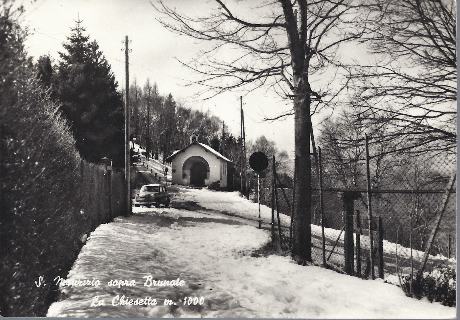 S. MAURIZIO SOPRA BRUNATE - LA CHIESETTA - V 1963