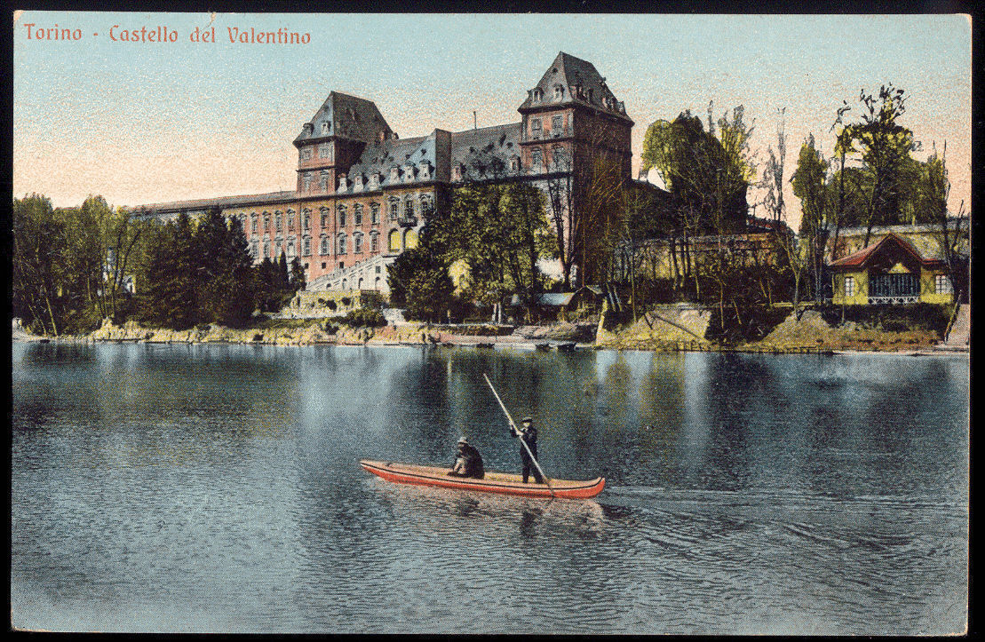 TORINO - CASTELLO DEL VALENTINO - NV - ACQUERELLATA