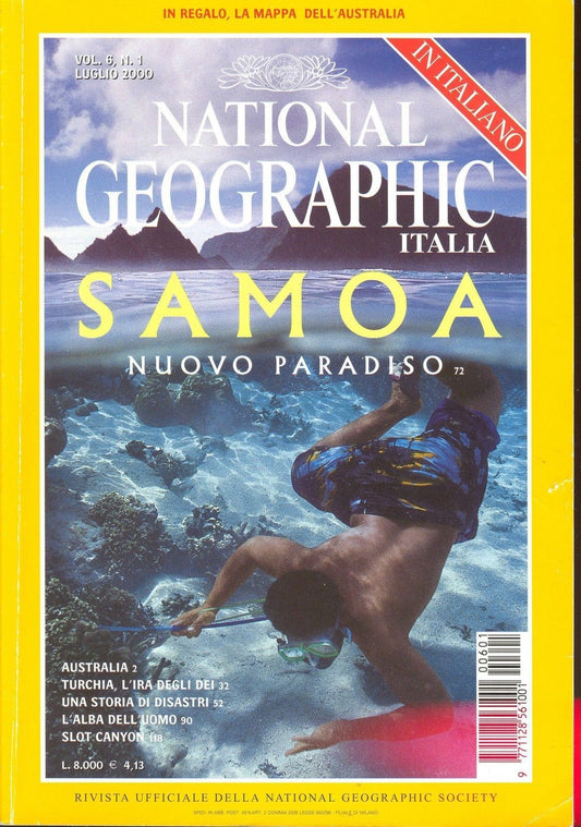 NATIONAL GEOGRAPHIC ITALIA - LUGLIO 2000