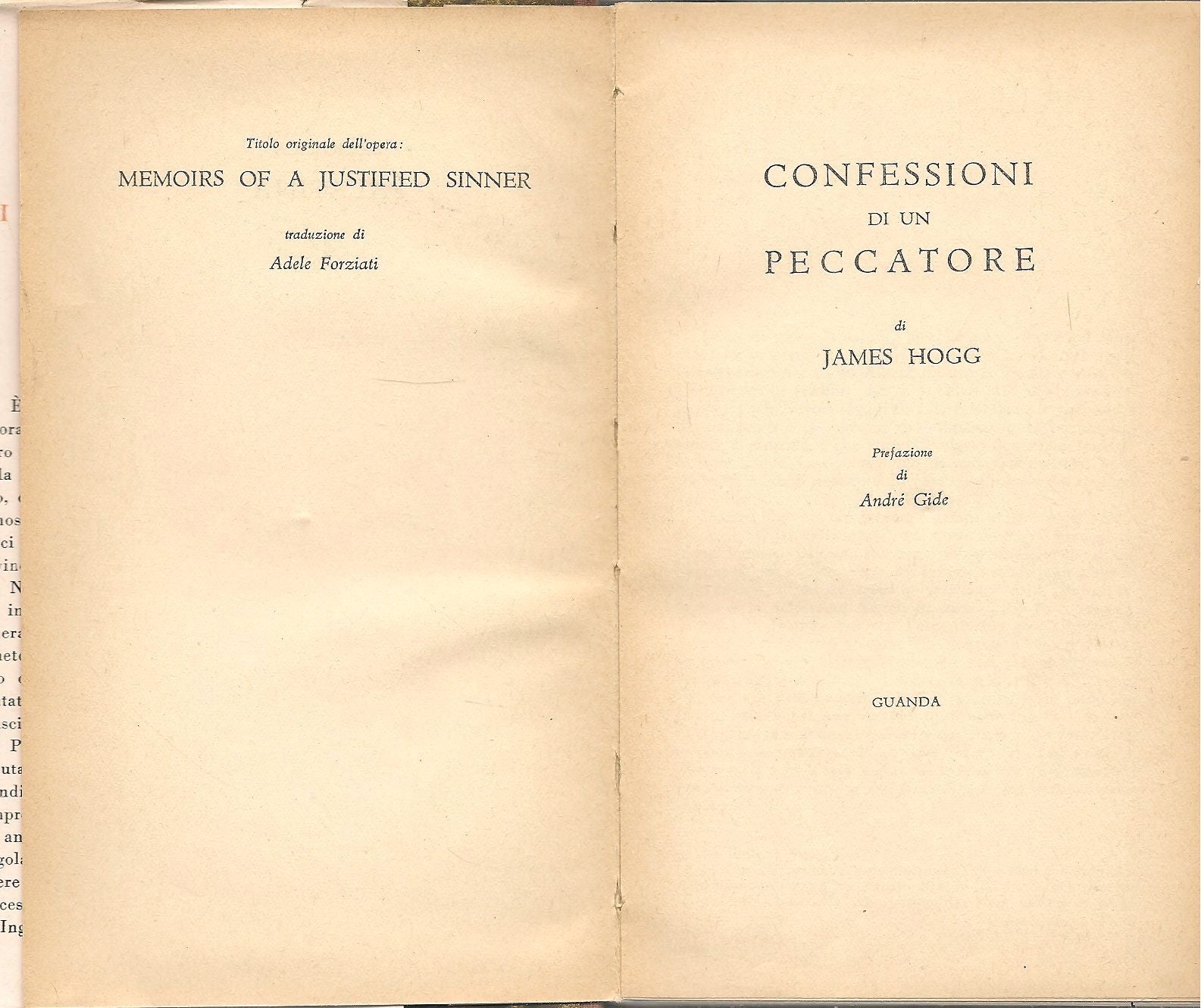 CONFESSIONI DI UN PECCATORE -JAMES HOGG