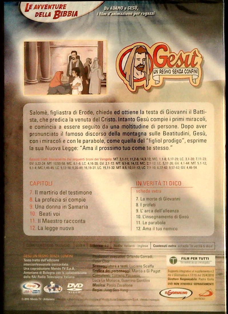 I MIRACOLI E LA FOLLA - LE AVVENTURE DELLA BIBBIA N. 6 -  DVD