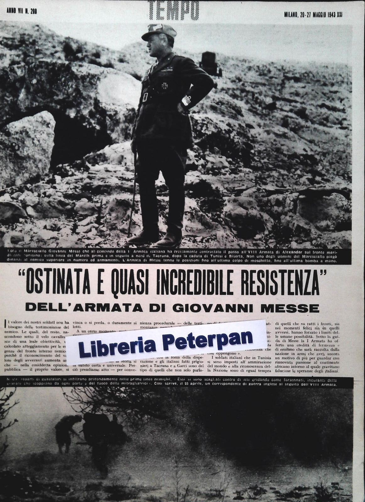 OSTINATA E QUASI INCREDIBILE RESISTENZA - GIOVANNI MESSE - CLIPPING-RITAGLI
