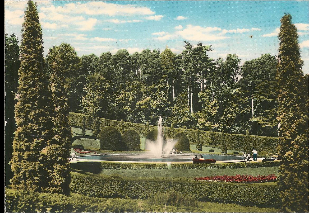 VARESE - GIARDINI PUBBLICI - V1962 - ACQUARELLATA