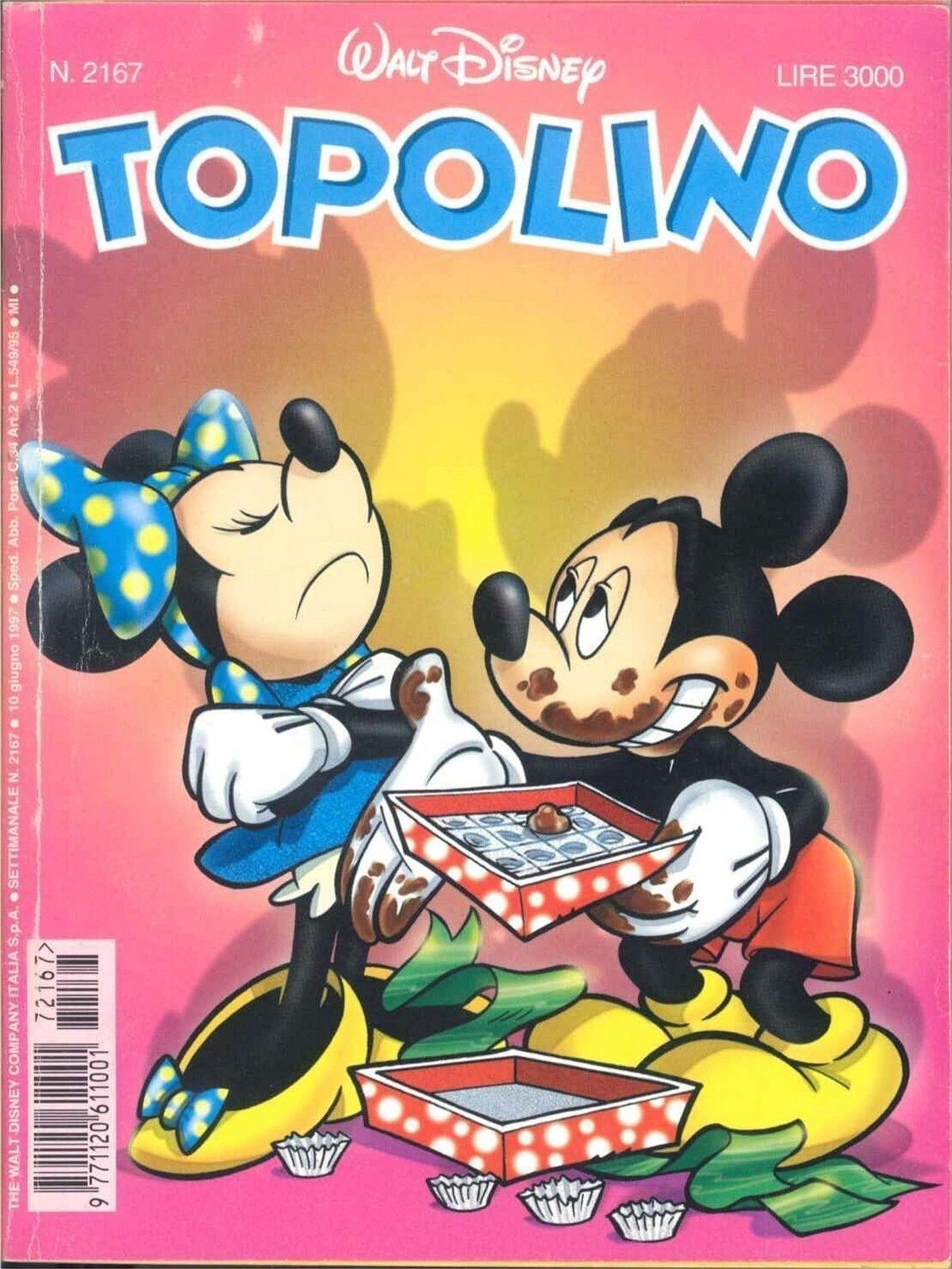TOPOLINO N° 2167 - 10 GIUGNO 1997