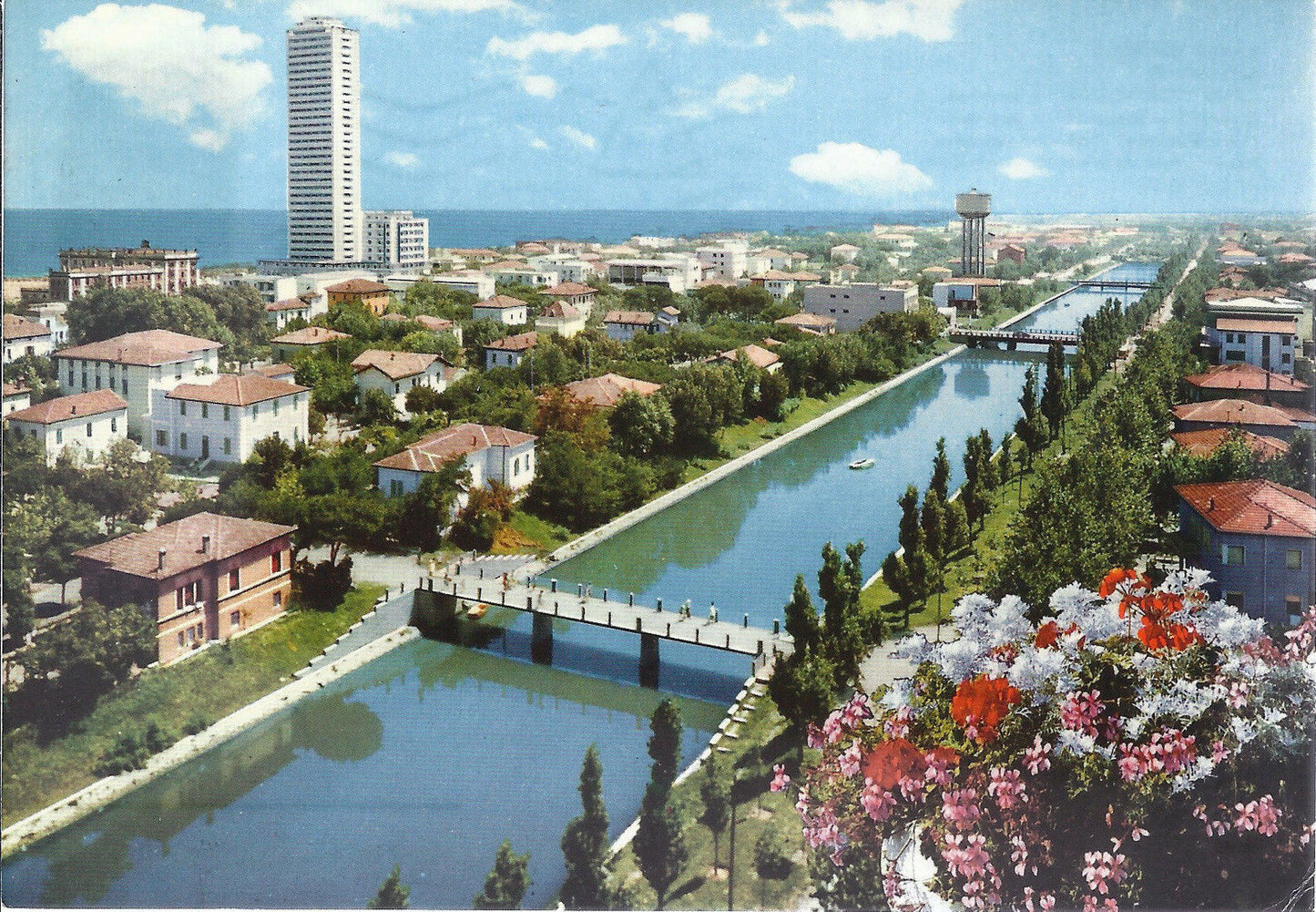 CESENATICO - CANALE "VENA MAZZARINI" E PANORAMA - 