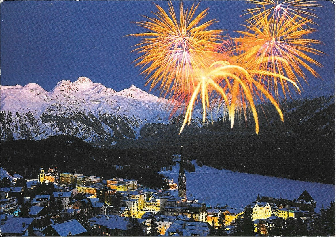 ST. MORITZ BY NIGHT - PANORAMA - VIAGGIATA