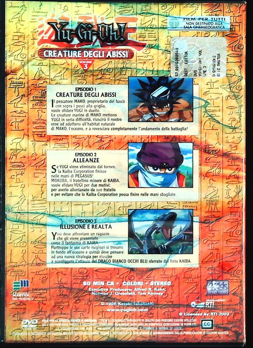 YU-GI-HO. CREATURE DEGLI ABISSI - DVD