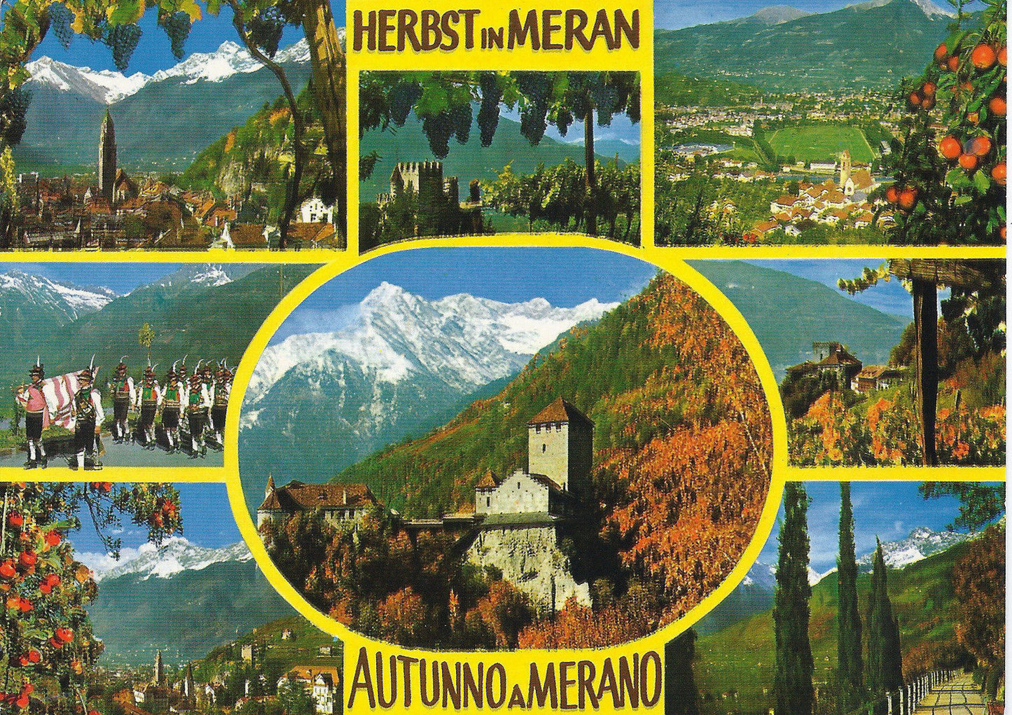 AUTUNNO A MERANO - HERBST IN MERAN - 8 VEDUTE - NV