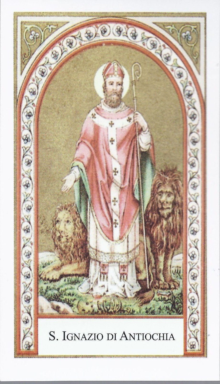 S. IGNAZIO DI ANTIOCHIA - SANTINO - AS014-330 - Ed. Paco