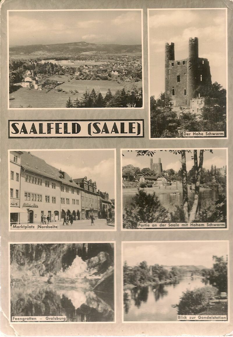 SAALFELD-SAALE - SEI VEDUUTE - V1966
