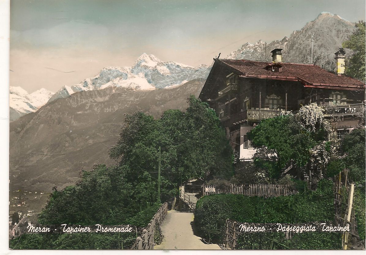 MERANO - PASSEGGIATA TAPAINER - NV - ACQUARELLATA