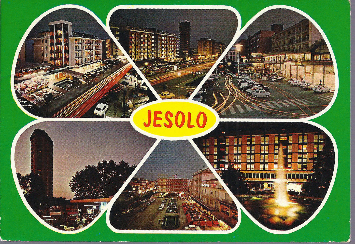 JESOLO - 6 VEDUTE NOTTURNE - V 1973 - FG
