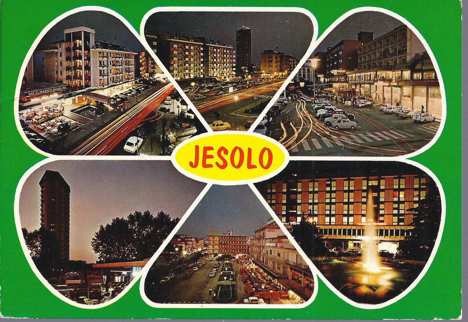 JESOLO - 6 VEDUTE NOTTURNE - V 1973 - FG