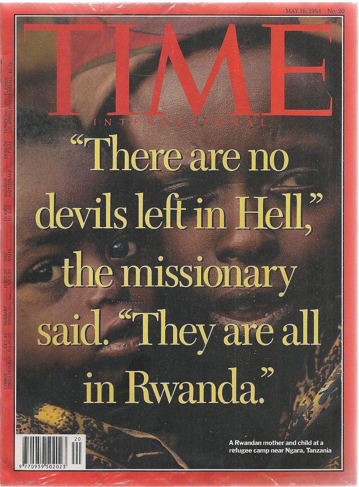 TIME INTERNATIONAL N 20 - 16 MAY 1994
