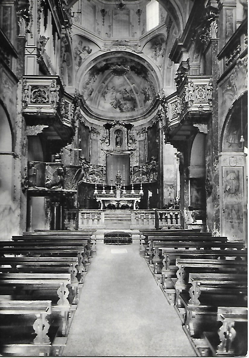 LAGO D'ORTA - ISOLA DI S. GIULIO - INTERNO DELLA BASILICA - NV