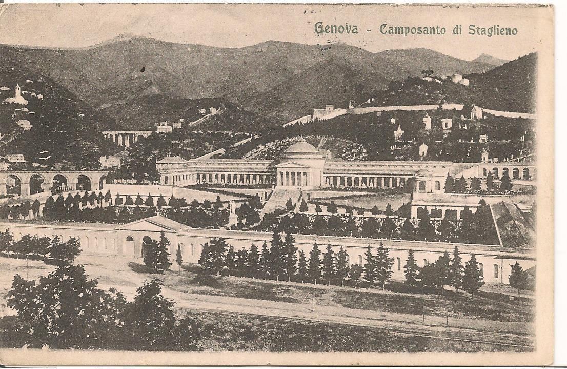 GENOVA - CAMPOSANTO DI STAGLIENO - V1910