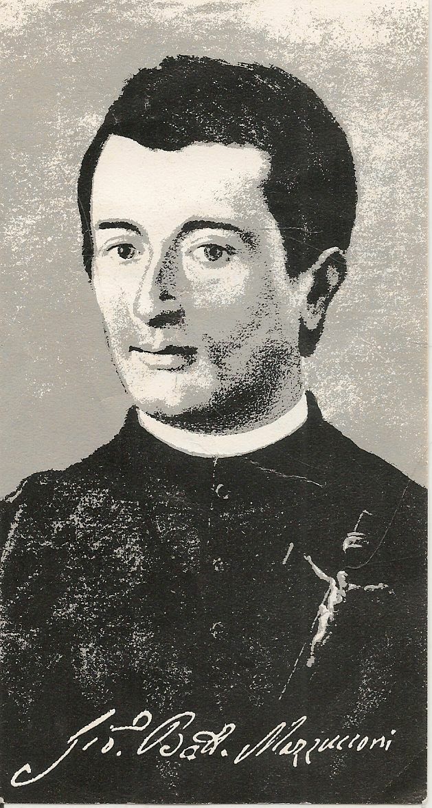 BEATO GIOVANNI BATTISTA MAZZUCCONI - HOLY CARD