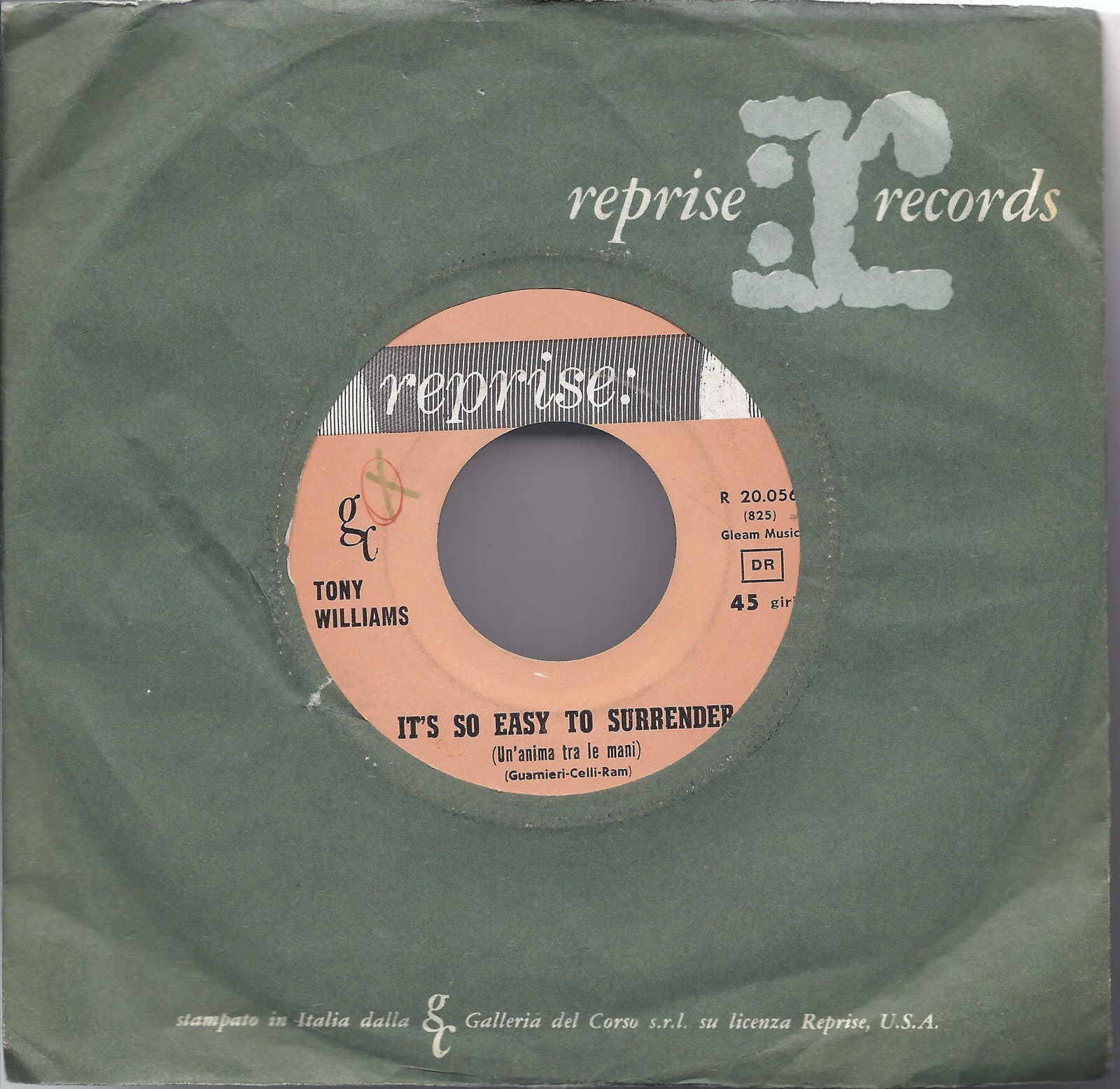 IT'S SO EASY TO SURRENDER - THAT'S MORE LIKE IT # TONY WILLIAMS