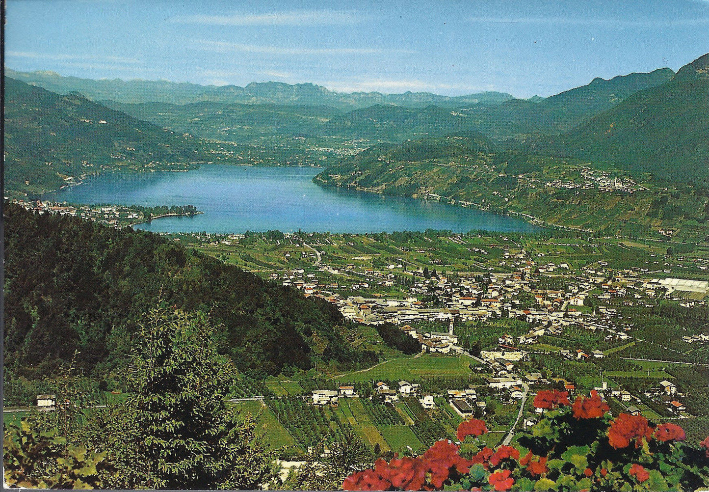 CALDONAZZO - PANORAMA COL LAGO E TENNA - V1983