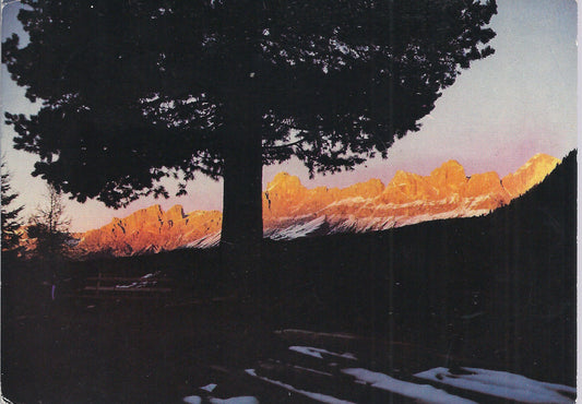 TRAMONTO SUL CATINACCIO - ROSENGARTEN IM ABENDGLUHEN - V 197