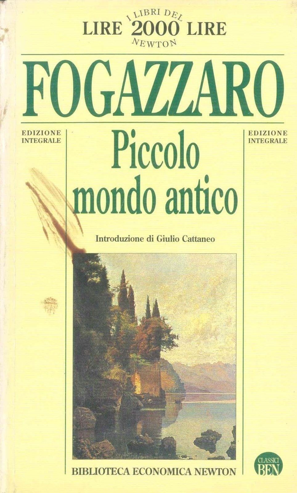 PICCOLO MONDO ANTICO - ANTONIO FOGAZZARO - NEWTON 1995 - OUTLET DEL LIBRO
