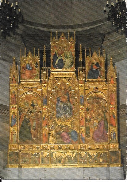 MONTEPULCIANO - CATTEDRALE - TRITTICO DI TADDEO DI BARTOLO - NV